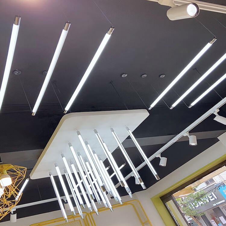 led360度发光条形商场店铺创意造型拼接diy彩色变色吊线装饰灯管摄影