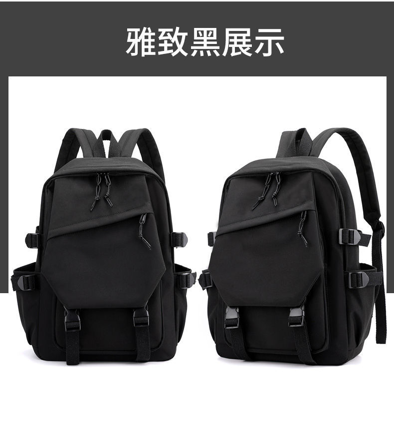cklde2021新款双肩包原神动漫周边书包男初中小学生时尚旅行背包女白1