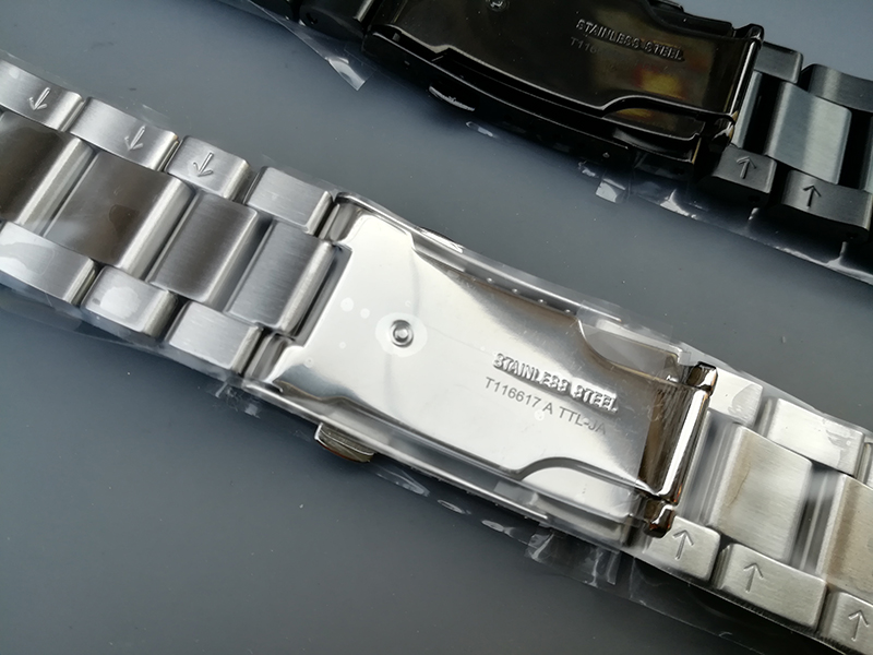 适用于天梭t116手表带1853速驰t116617a原装质量不锈钢钢带22mm钢链