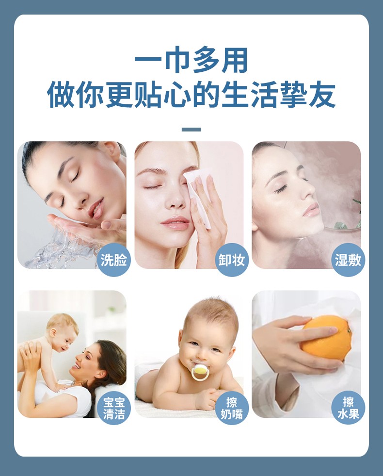 云棉物语（YUNMIANWUYU） 云棉物语国潮风加厚洗脸巾棉柔巾洁面巾化妆棉孕婴适用珍珠纹抽取式 国潮特厚棉柔巾*2包（加大）