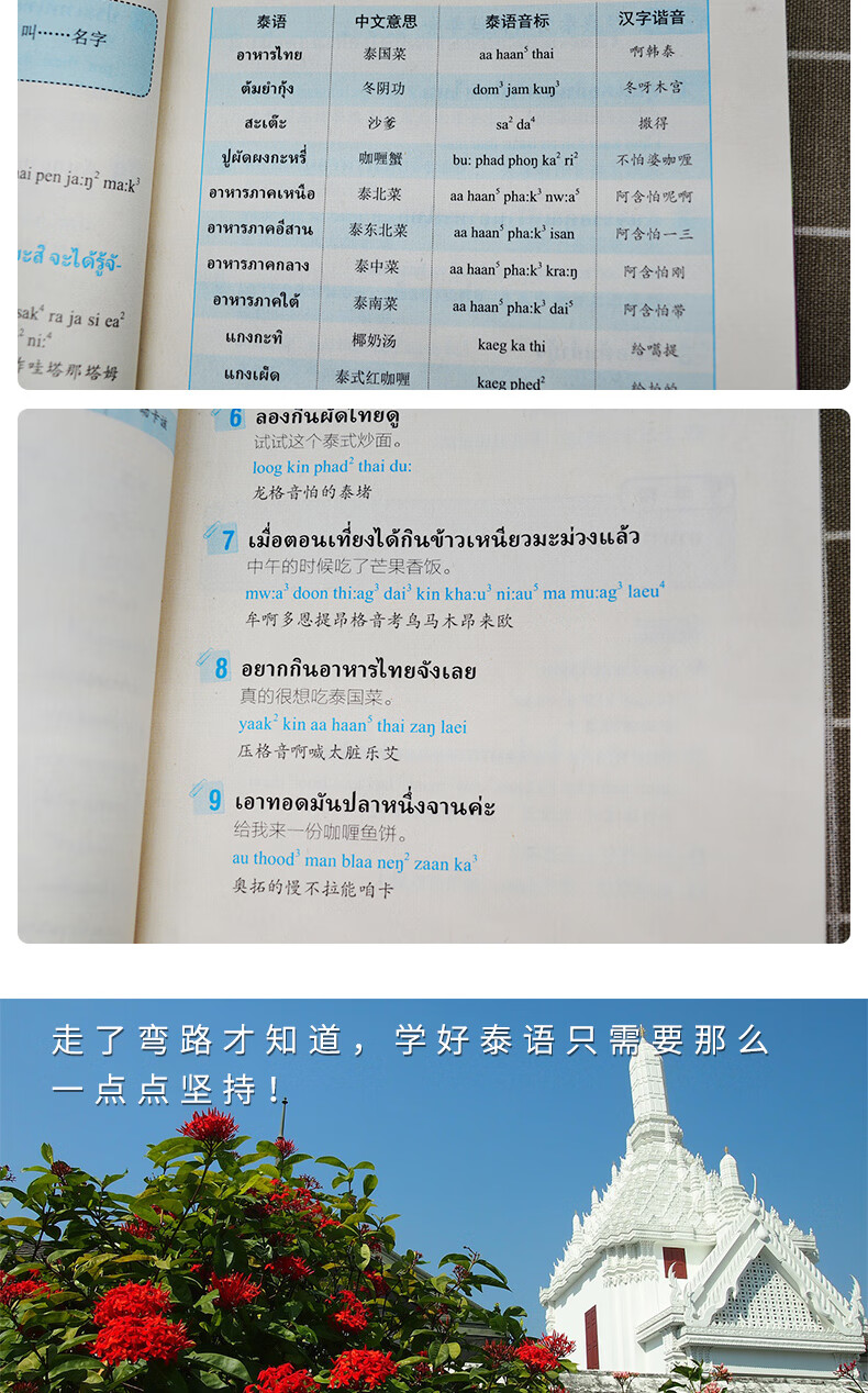 泰语入门自学教材 基础泰语1 零起点泰语金牌入门 泰语教程书籍 大学