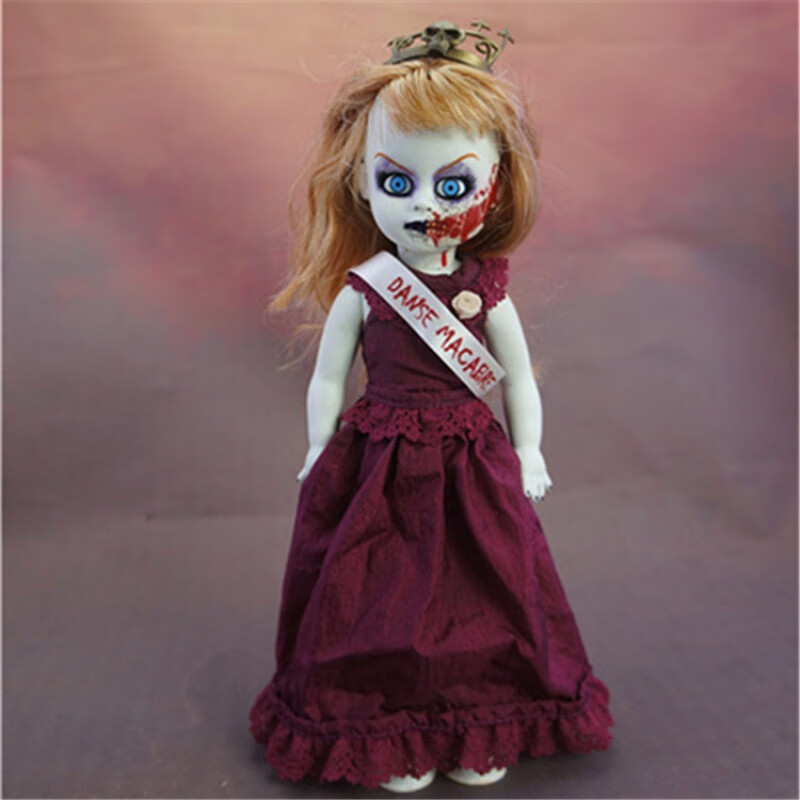 定制活死人娃娃散货livingdeaddolls鬼娃娃系列墨绿色活死人娃娃