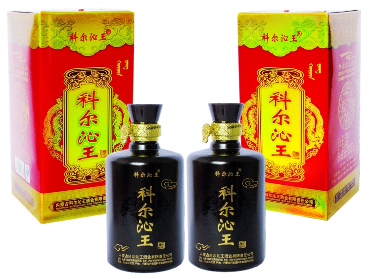 内蒙古纯粮草原白酒归流河科尔沁王整箱500ml6瓶38度42度浓香型黑色