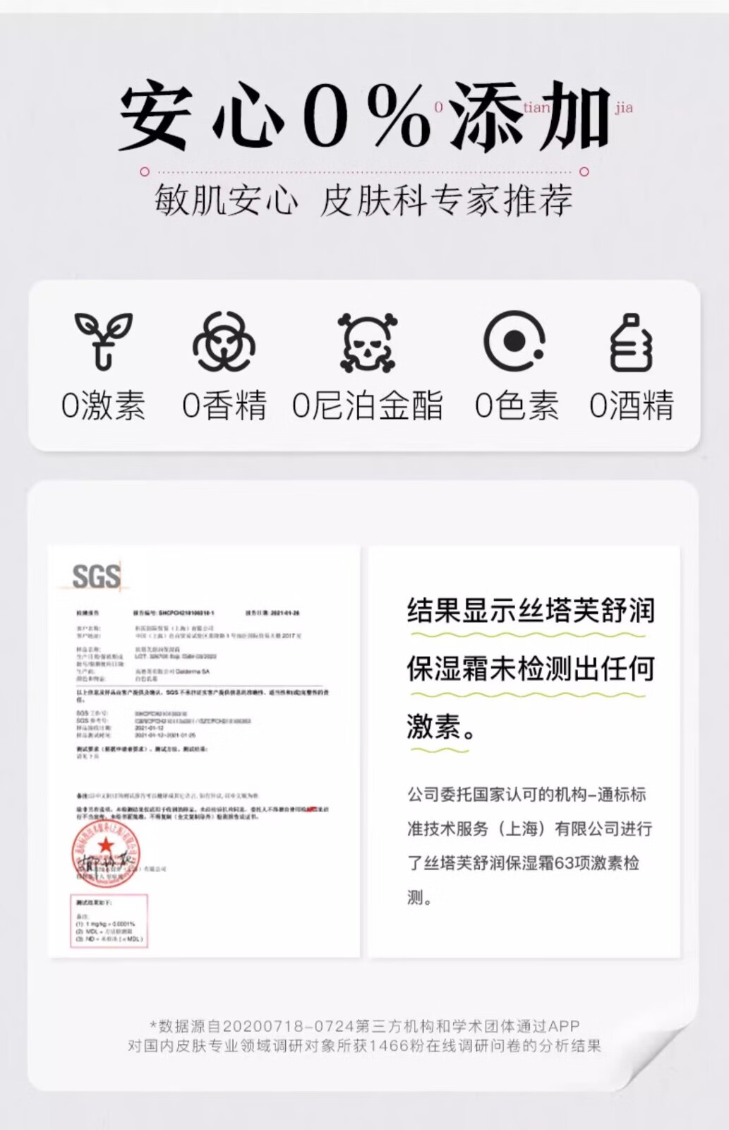 丝塔芙大白罐婴儿保湿润肤面霜补水滋润身体乳宝宝敏感肌适用 【便携装】250g*1