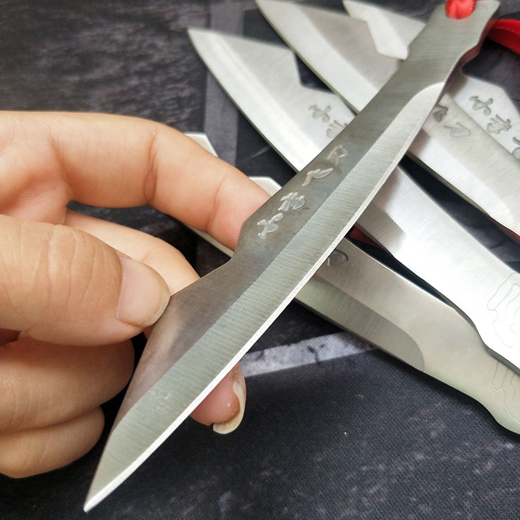 小李飞刀暗器户外小忍者飞镖刀防身飞针手里剑武术道具qfb27 飞刀靶子