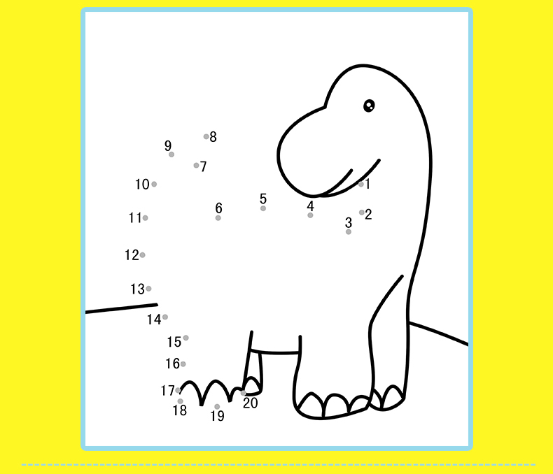 宝宝连线提高篇数字1-50适合2-3-4-5-6岁幼儿学前教育数学启蒙早教