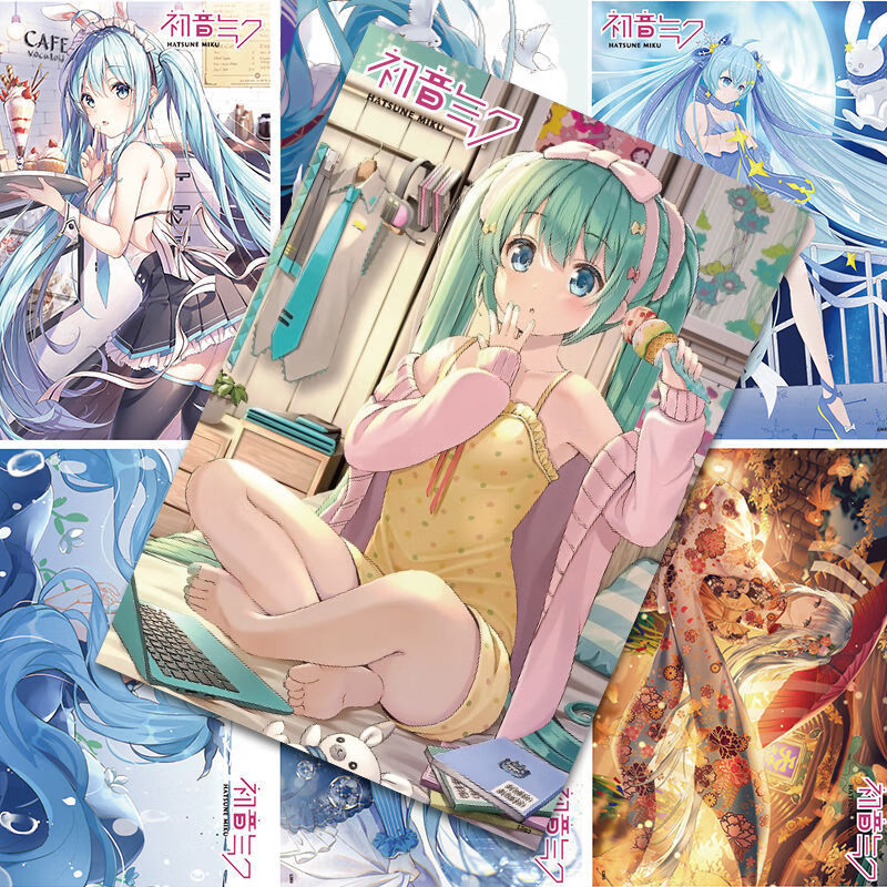 初音未来海报贴墙miku初音周边二次元宿舍卧室墙贴初音高清墙纸初音