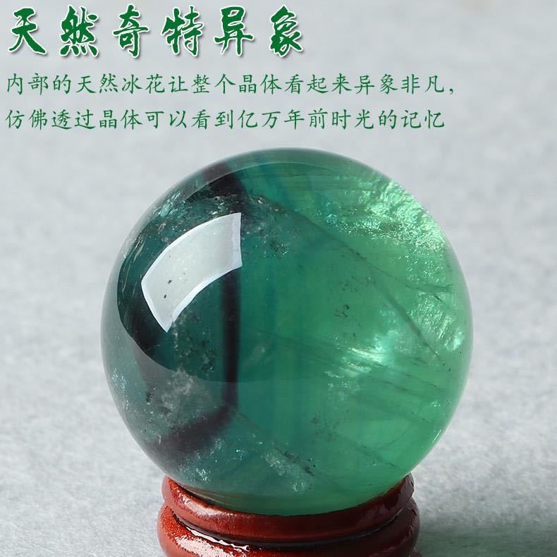 夜明珠原石 超亮款夜明珠天然夜光石原石发光球摆件 12厘米