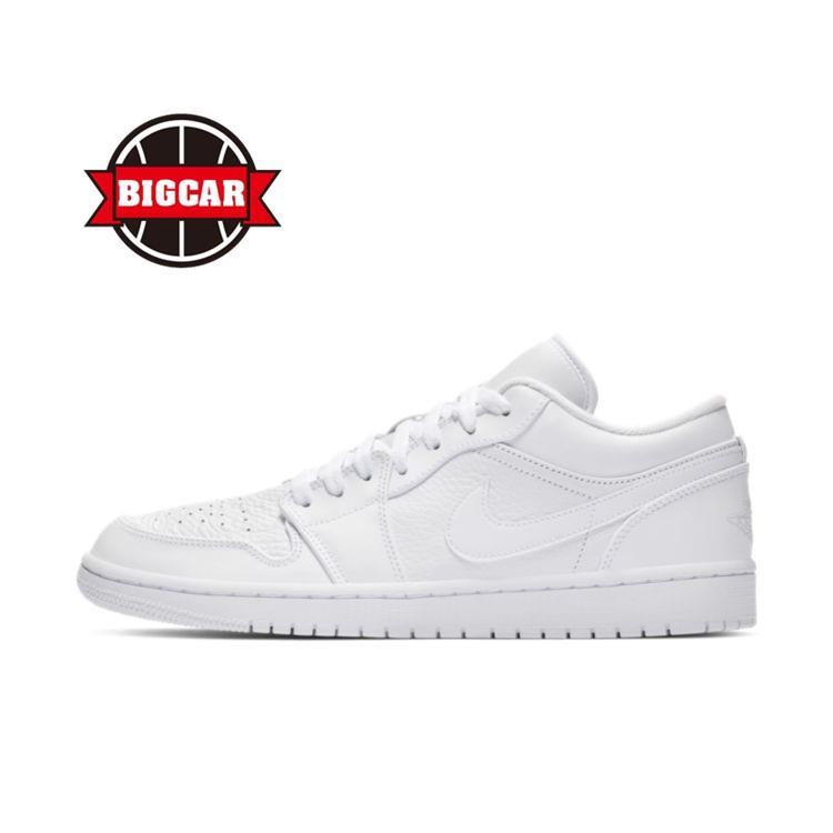 bigcar air jdan 1 aj1 low 乔1纯白全白低帮 553558-111 553558-111