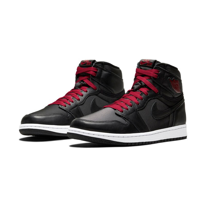 nikeairjordan1aj高帮黑丝绸运动鞋板鞋男鞋女鞋555088575441060385