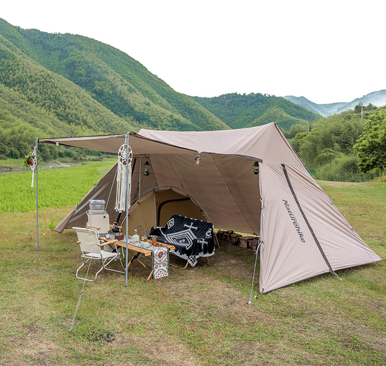 naturehike挪客云盖中号a塔天幕帐篷户外大型露营防雨防晒遮阳棚星简