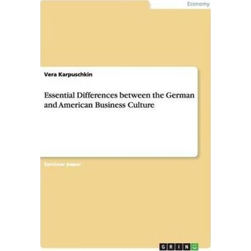 按需印刷Essential Differences between the German and American Business Culture[9783656863670]