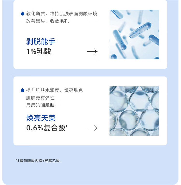 ddg 五酸棉片温和清洁平闭口粉刺水杨酸果酸收缩毛孔新手 五酸棉片-50片