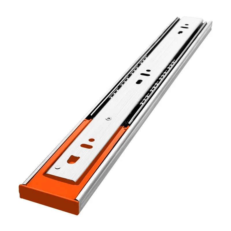 2 Pairs 10 inches 25cm Three Sections Stainless Steel Drawer Track Slide Guide Rail Accessories for Furniture Slide Hardware 2 Pairs 10 inches 25cm Three Sections Stainless Steel Drawer Track Slide Guide Rail Accessories for Furniture Slide Hardware