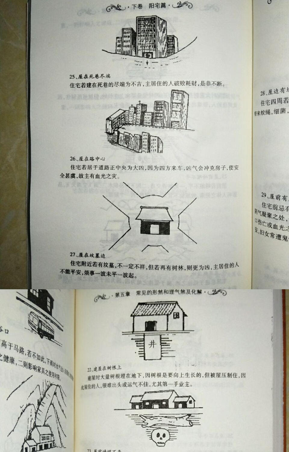 32开铁口直断阴阳宅大全384页图解阴宅阳宅风水绝断吉凶喝形取象