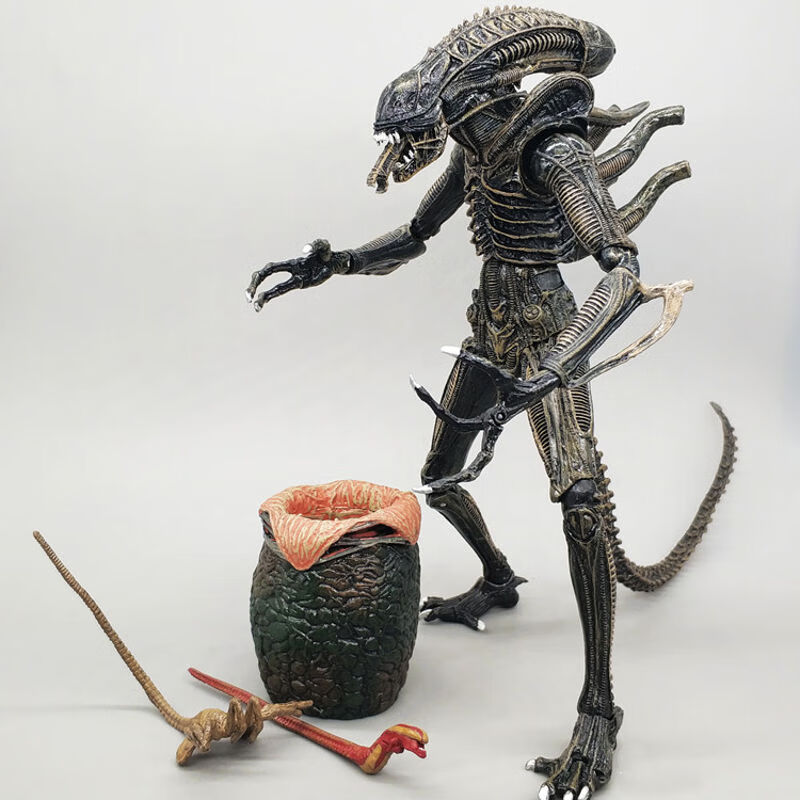铁血战士手办7寸 neca异形狗大战契约模型alien 可动人偶玩具母后电影