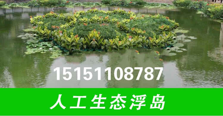 菜友人工生态浮岛水上种植浮盘水面净化浮床人造水面绿化景观浮岛工厂