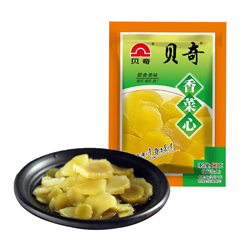 贝奇香菜心原味90gx30包鲜脆莴笋芯开味咸菜佐餐下饭菜