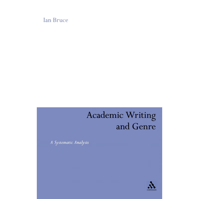 按需印刷不退不换Academic Writing and Genre[9780826498441]