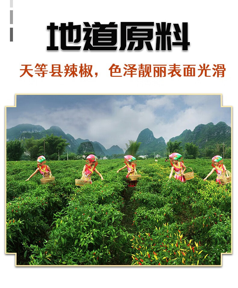 兆强牌天等辣椒酱 豆豉味230g 指天椒辣椒酱广西天等辣椒酱香辣农家