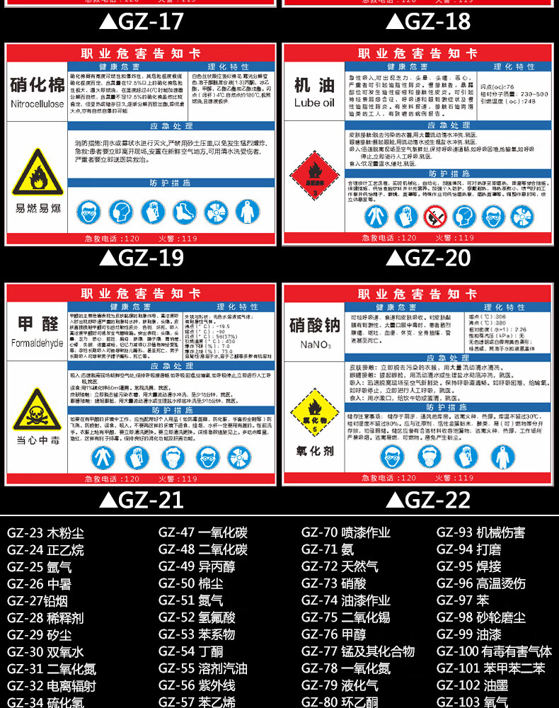 放假氨职业危害告知卡粉尘 噪声 氨气 氨水 氨溶液 柠檬酸职业病危害