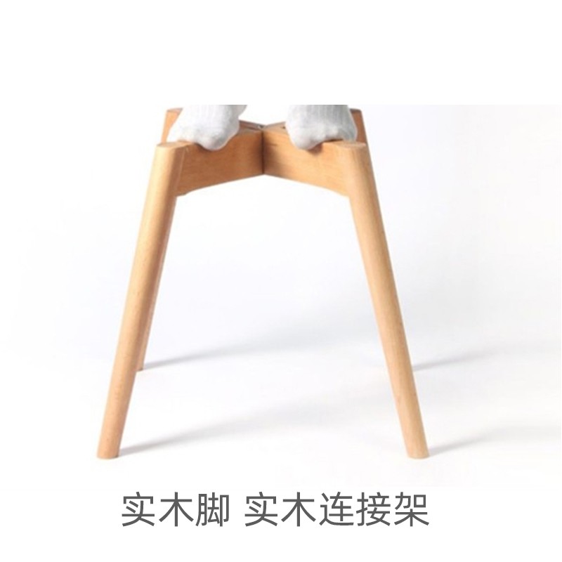 椅子腿，不含椅子座，椅子脚螺丝配件 实木脚金属连接架