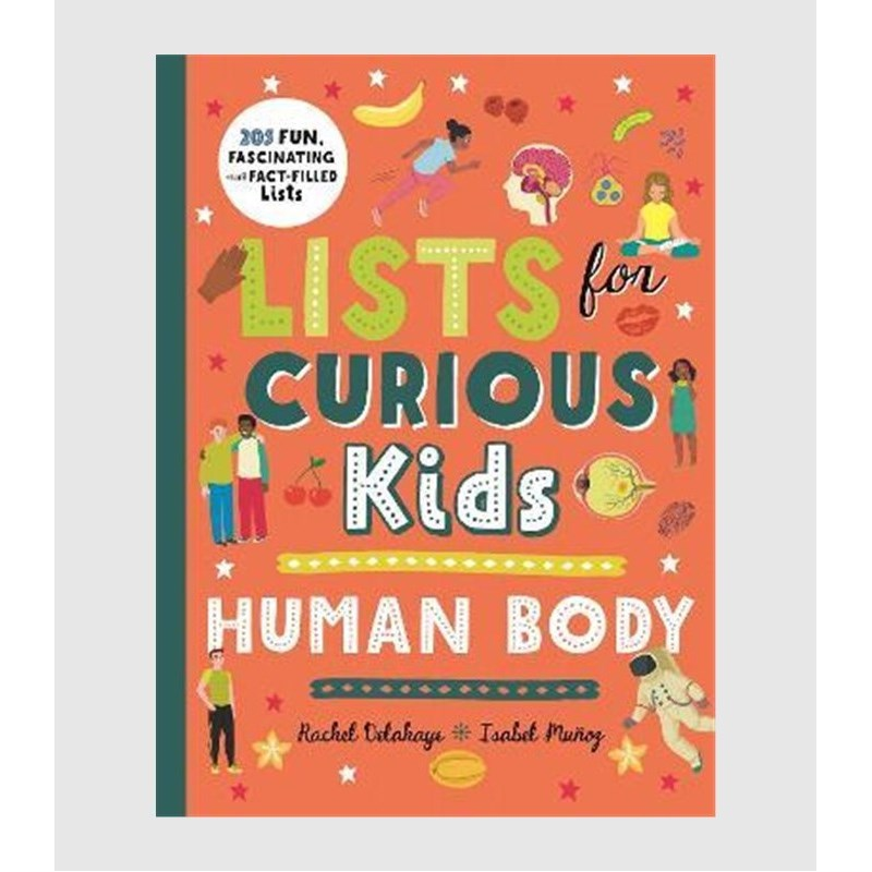 英文原版 Lists for Curious Kids: Human Body:205 Fun, Fascinating and Fact-Filled Lists 原版进口图书籍【外文书店】