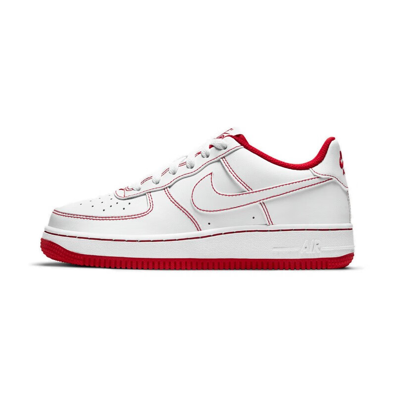 耐克nikeairforceaf1红白缝线空军一号运动鞋板鞋女鞋cw1575100385