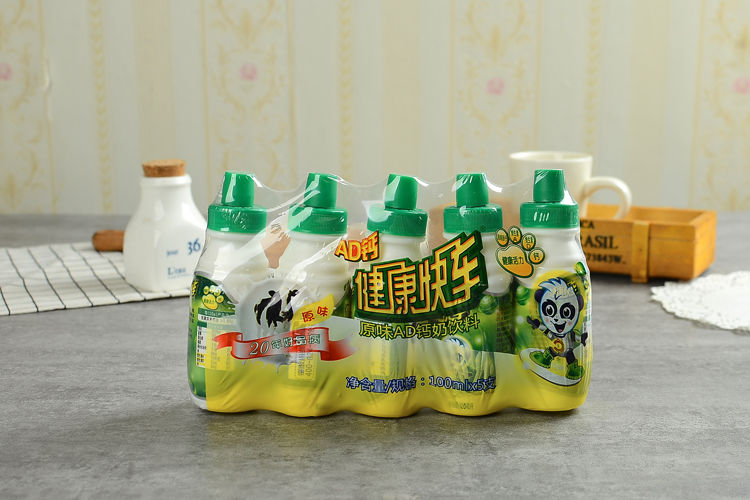 健康快车酸奶ad钙奶儿童乳酸菌饮料童年回忆原味草莓味100ml15瓶 草莓