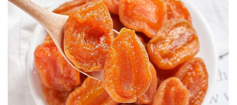 新疆吊干杏干杏脯杏肉干去核红杏干天然酸甜果干蜜饯零食杏干250g2袋