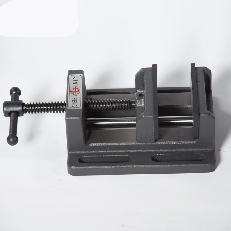 密导杆式平口台钳重型台虎钳钻床夹具台钳铣床用十字台钳寸4寸 3寸