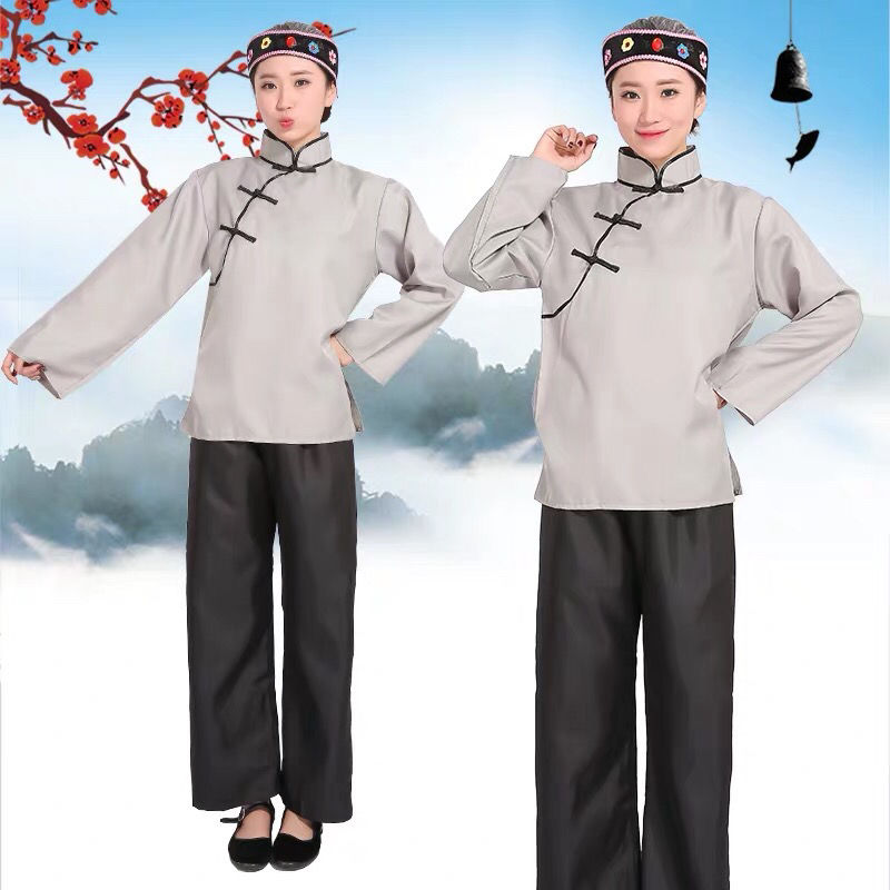 续民国扮演老太太衣服抖音孟婆话剧小品老奶奶舞台演出服装老太太套装