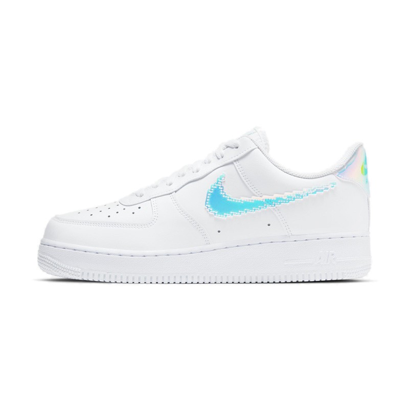 耐克nikeairforce1af1彩虹像素镭射空军一号休闲板鞋男鞋cv1699100425