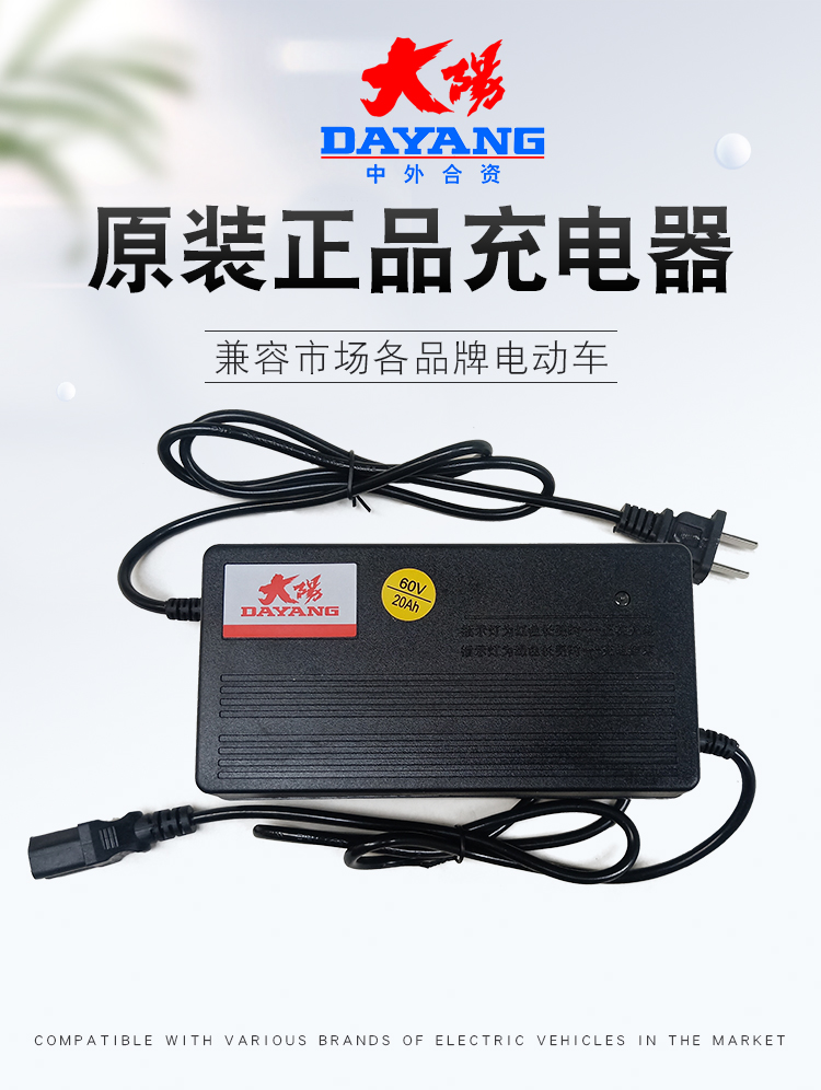 大阳原装电动车电瓶充电器36v12ah48v20ah60v30ah72v32ah原厂大阳48v