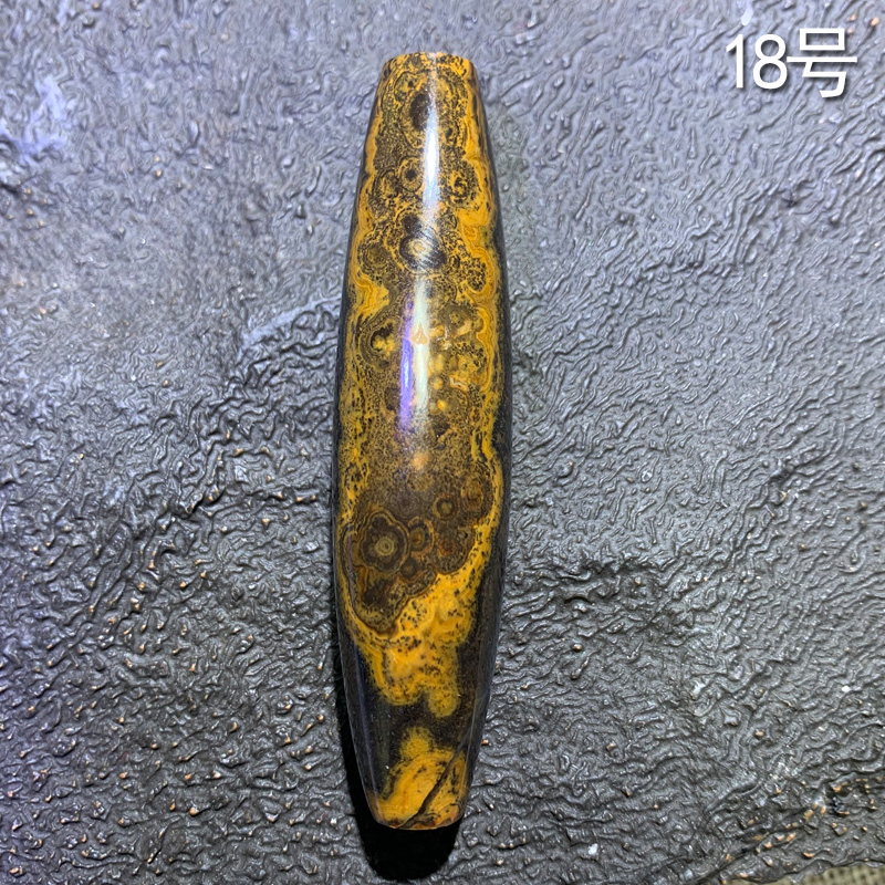 蒙天珠精品 天然蒙天珠 九眼石页岩原石 吊坠 坠子sn9195 4号尺寸:7.
