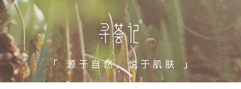 寻荟记 芦荟胶控膏痘修凝胶复淡化印清爽补睡眠面膜晒后呵护芦荟护肤品 芦荟原胶200g