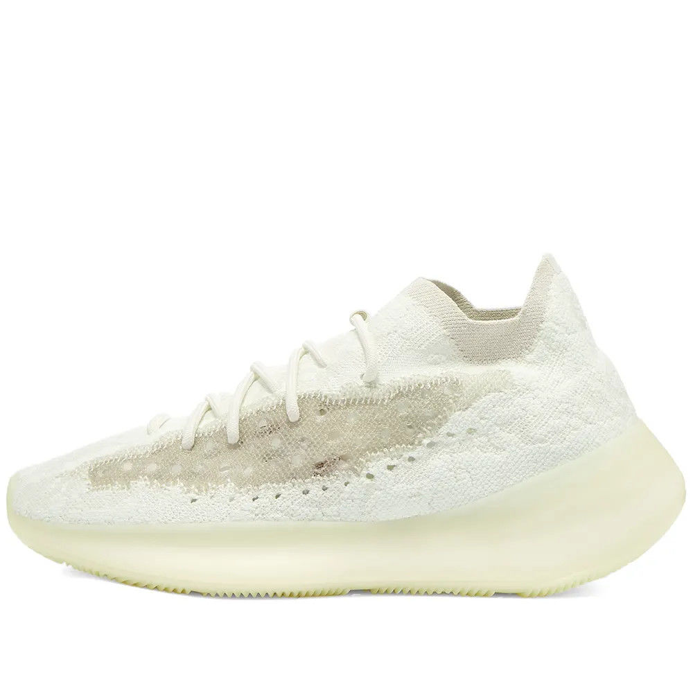 三叶草 originals yeezy boost 380 白夜光 白灰白银跑步鞋gz8668 gz