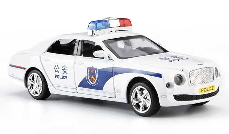 仿真宾利车模gt3赛车欧陆gt慕尚110警车消防车添越8l老爷车儿童回力