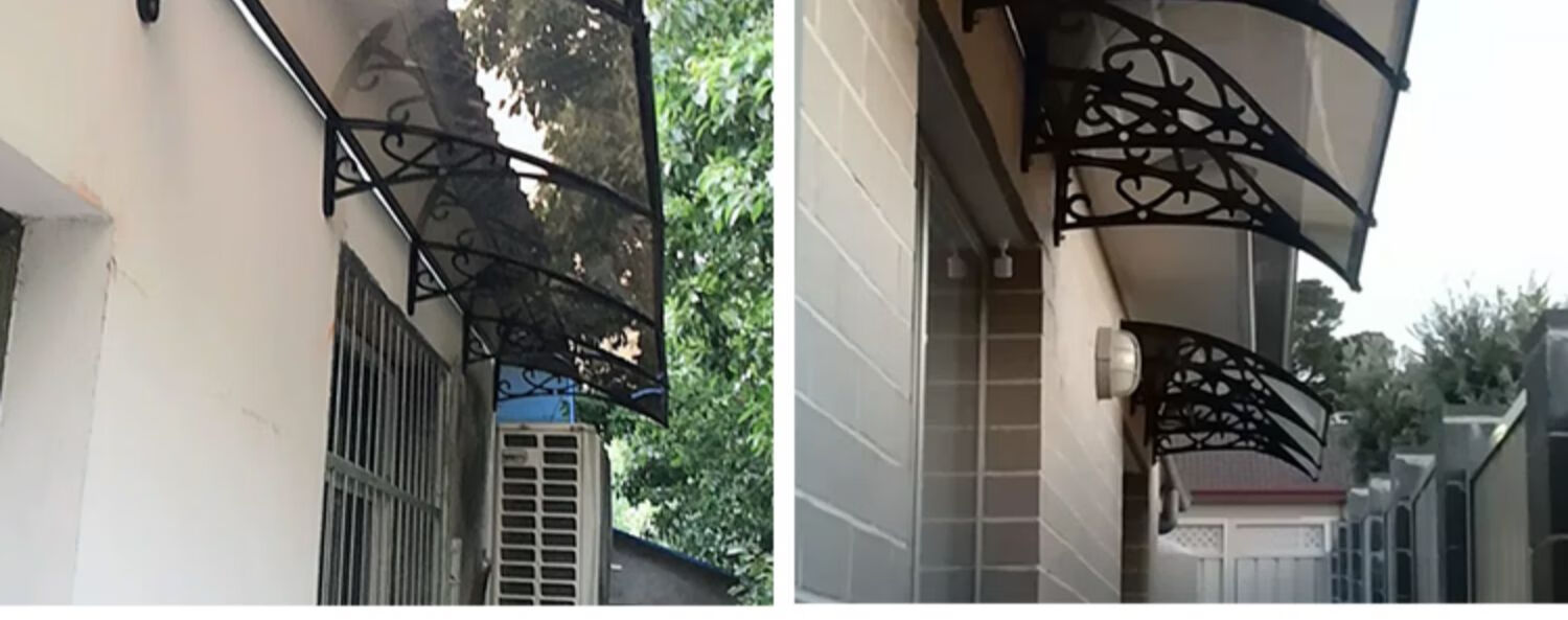 铝合金雨棚 户外庭院家用雨搭阳台窗户遮阳蓬屋檐挡雨