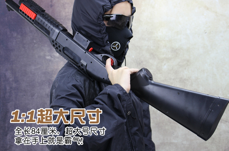 散弹枪玩具枪霰弹枪m690来福黑龙手动可发射成人sk12玩具s686霰弹枪