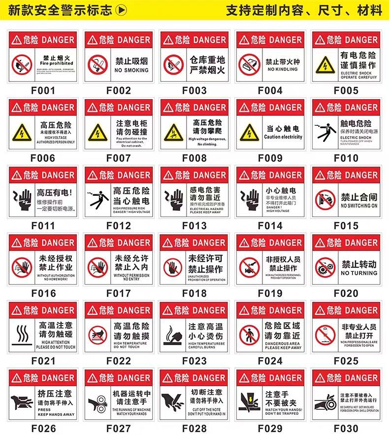 禁止合闸有人工作电力检修停电标识牌设备保养磁性电力提示警示牌