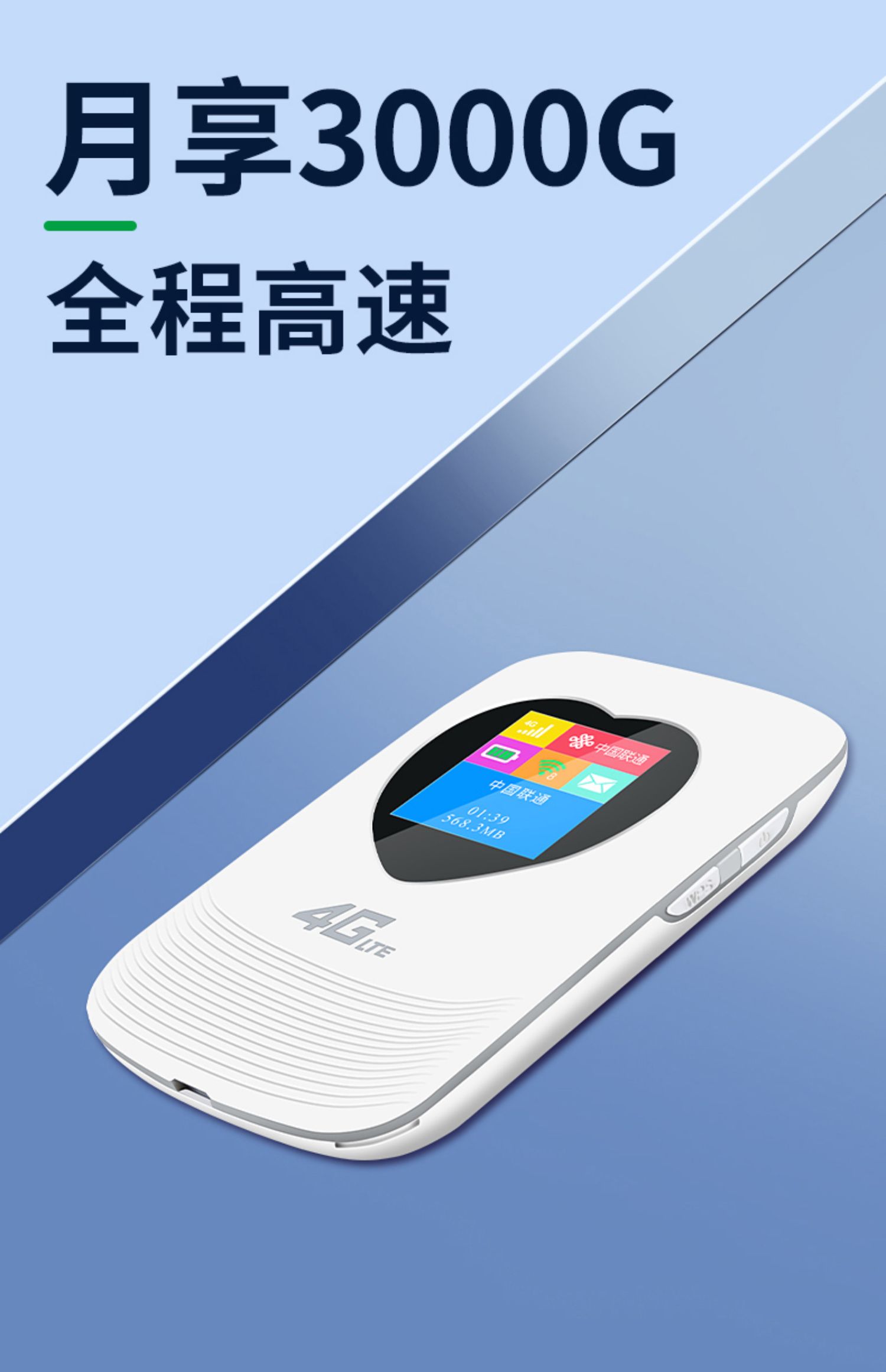 带卡-4g无线随身wifi车载路由器联通电信移动三网通上网宝插卡mifi