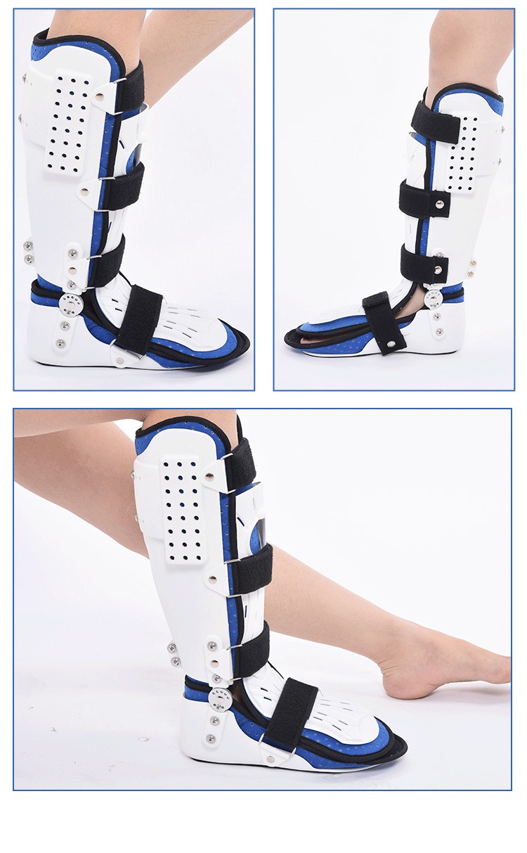 医用踝关节固定支具 角度可调踝关节固定支具支架小腿