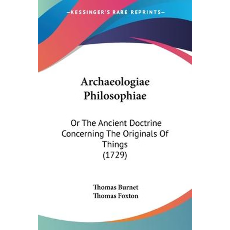 按需印刷不退不换Archaeologiae Philosophiae[9781120157485]