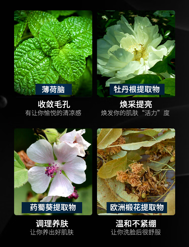 赫恩（H&E） 男士美白控油清洁水乳套装（洁面200g+爽肤水120ml+美白霜50g)