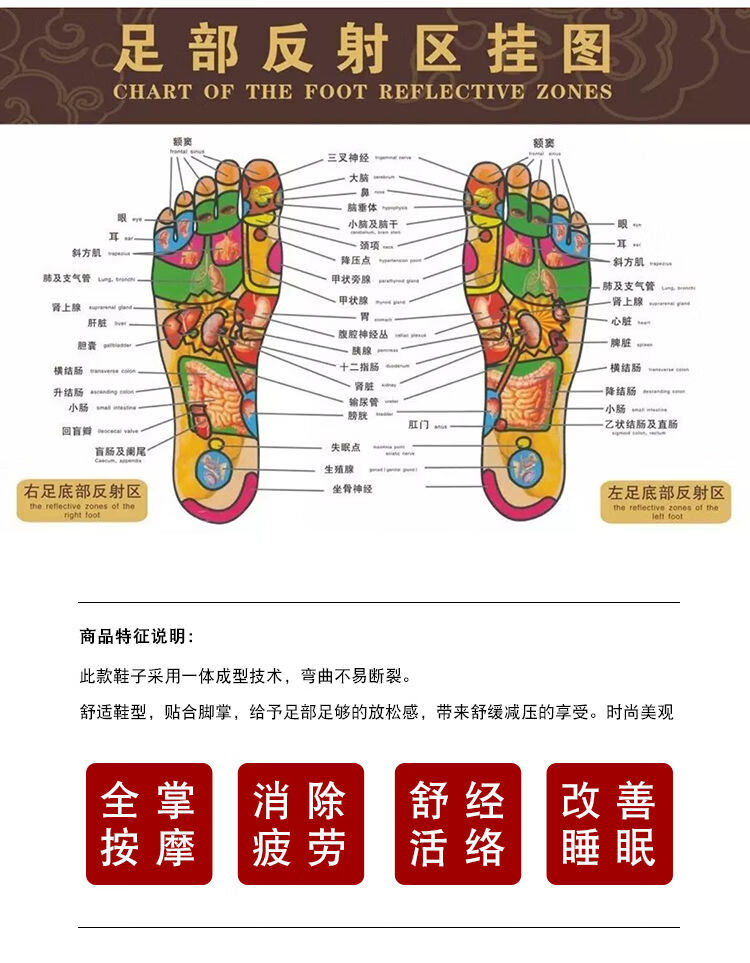 夏季男士脚底穴位按摩足疗拖鞋家用浴室防滑防臭情侣休闲室内凉拖