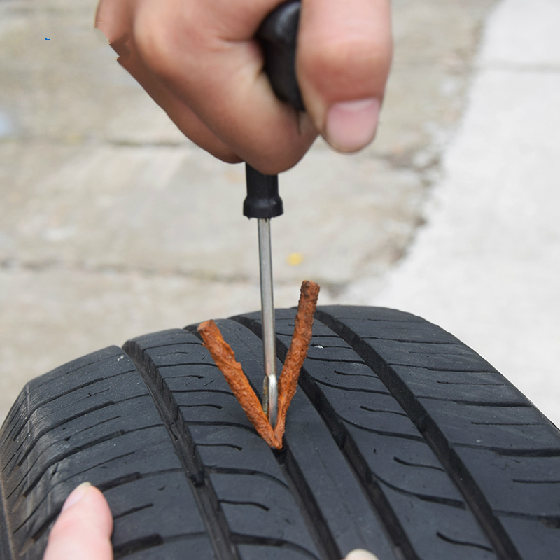 汽车轮胎修补2修理胶条真空胎补胎工具应急修补套装 粗柄套装 尖嘴钳