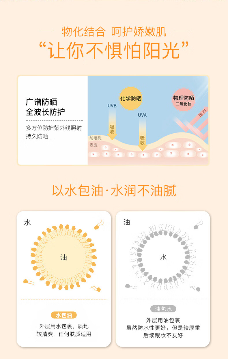 迪迈诗润泽光采清透防晒霜30g SPF50 PA+++（清爽 防水防汗男女士面部）