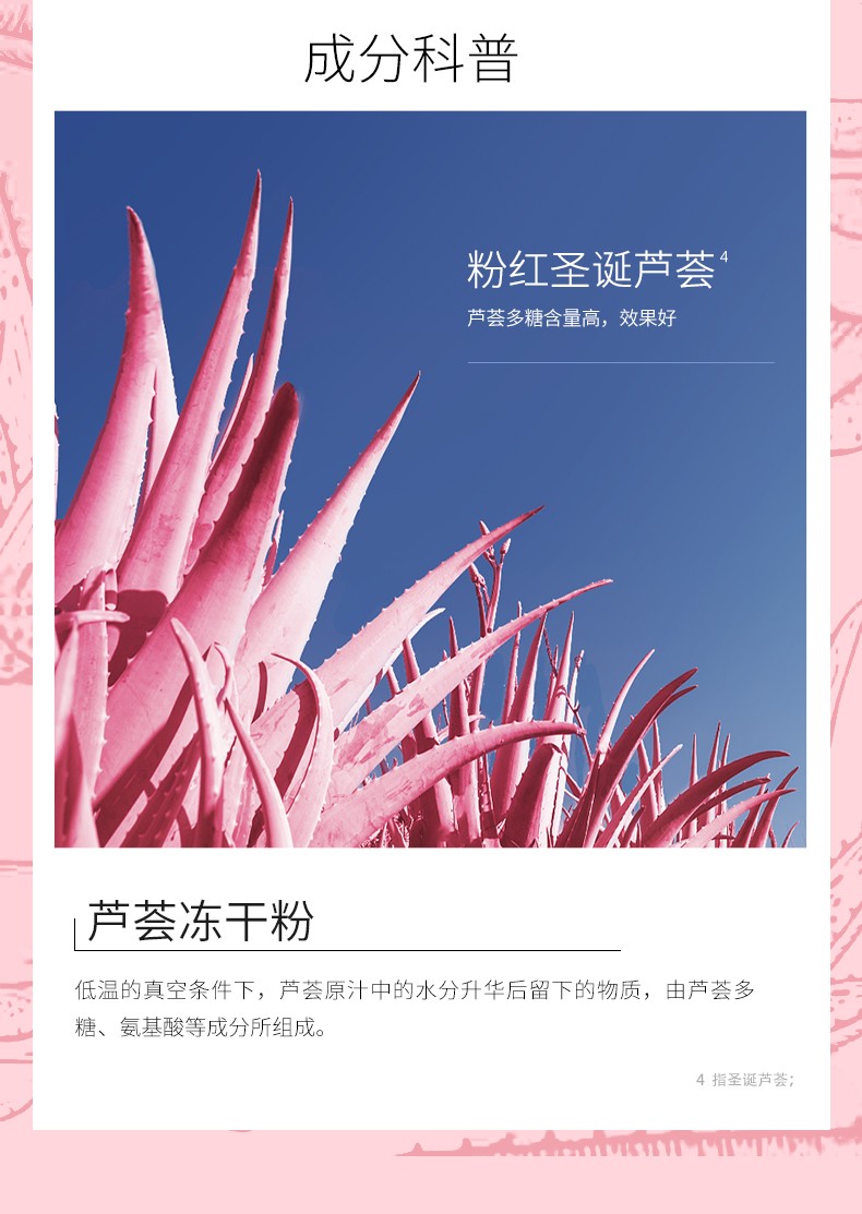 法兰琳卡（FRANIC）粉红芦荟胶300g凝缩精华型晒后修护肌肤补水保湿收缩毛孔女男士专用芦荟胶囊 粉红芦荟胶60g