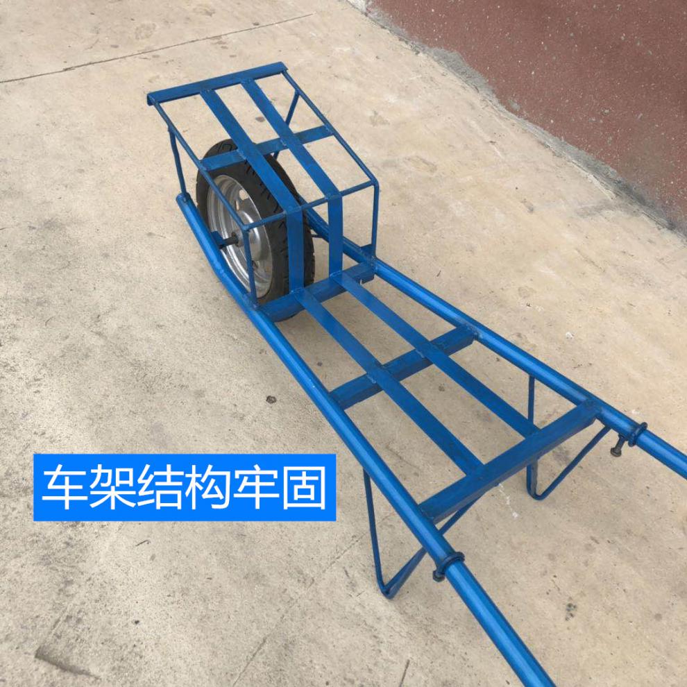 农用独轮小推车田园手推车平板搬运车果园拉货建筑单轮鸡公车平板带